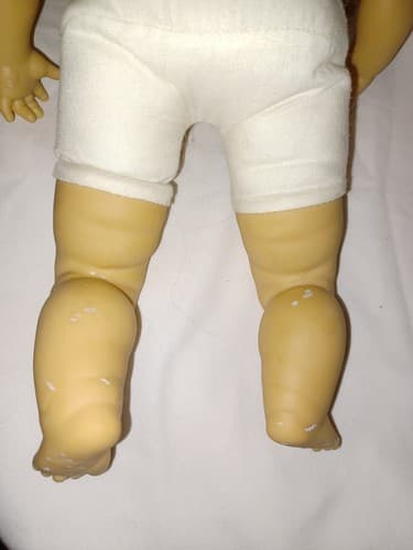 Jesmar Doll Long Blonde Hair Blue Eyes Fabric Body SOFT Hands Feet MADE IN SPAIN - Thumbnail 7