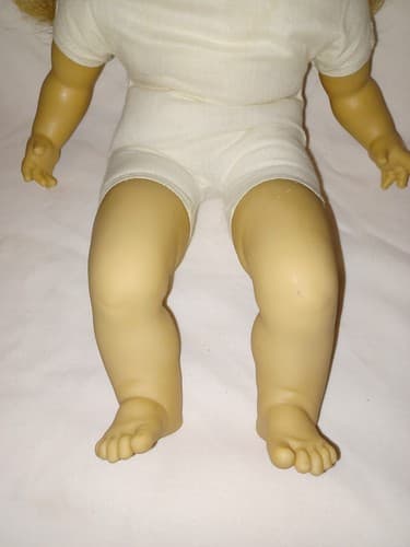 Jesmar Doll Long Blonde Hair Blue Eyes Fabric Body SOFT Hands Feet MADE IN SPAIN - Thumbnail 10