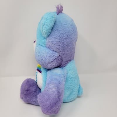 Care Bears Dream Bright Bear Plush 14 Inch Rainbow Heart Soft Toy Huggable - Thumbnail 13