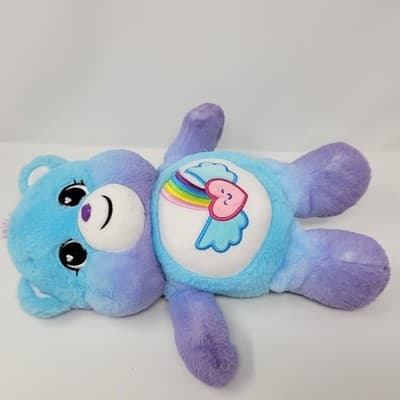 Care Bears Dream Bright Bear Plush 14 Inch Rainbow Heart Soft Toy Huggable - Thumbnail 14