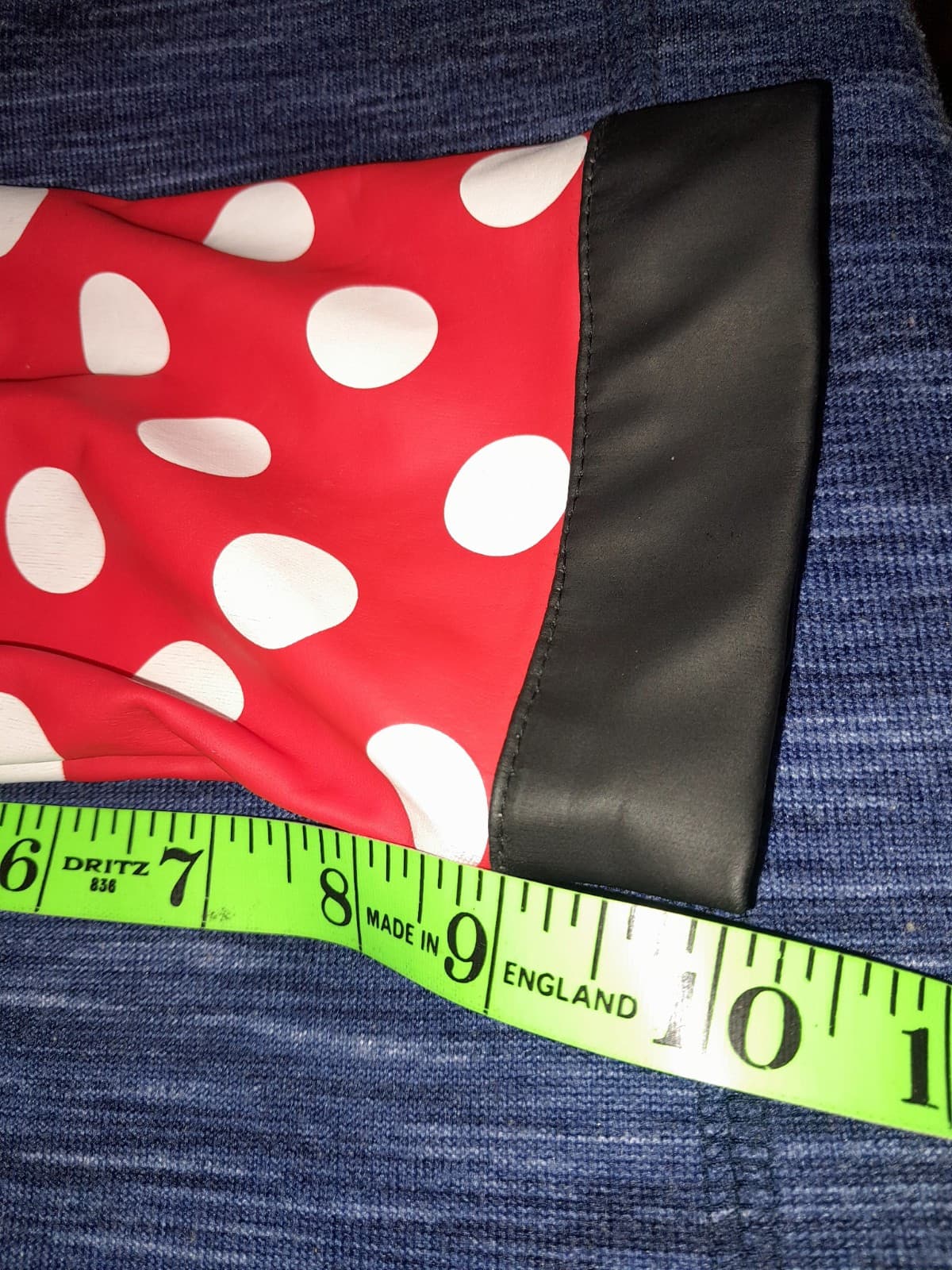 Disney Minnie Mouse Red White Polka Dot Raincoat Jacket I Heart Minnie Size 2T - Thumbnail 9