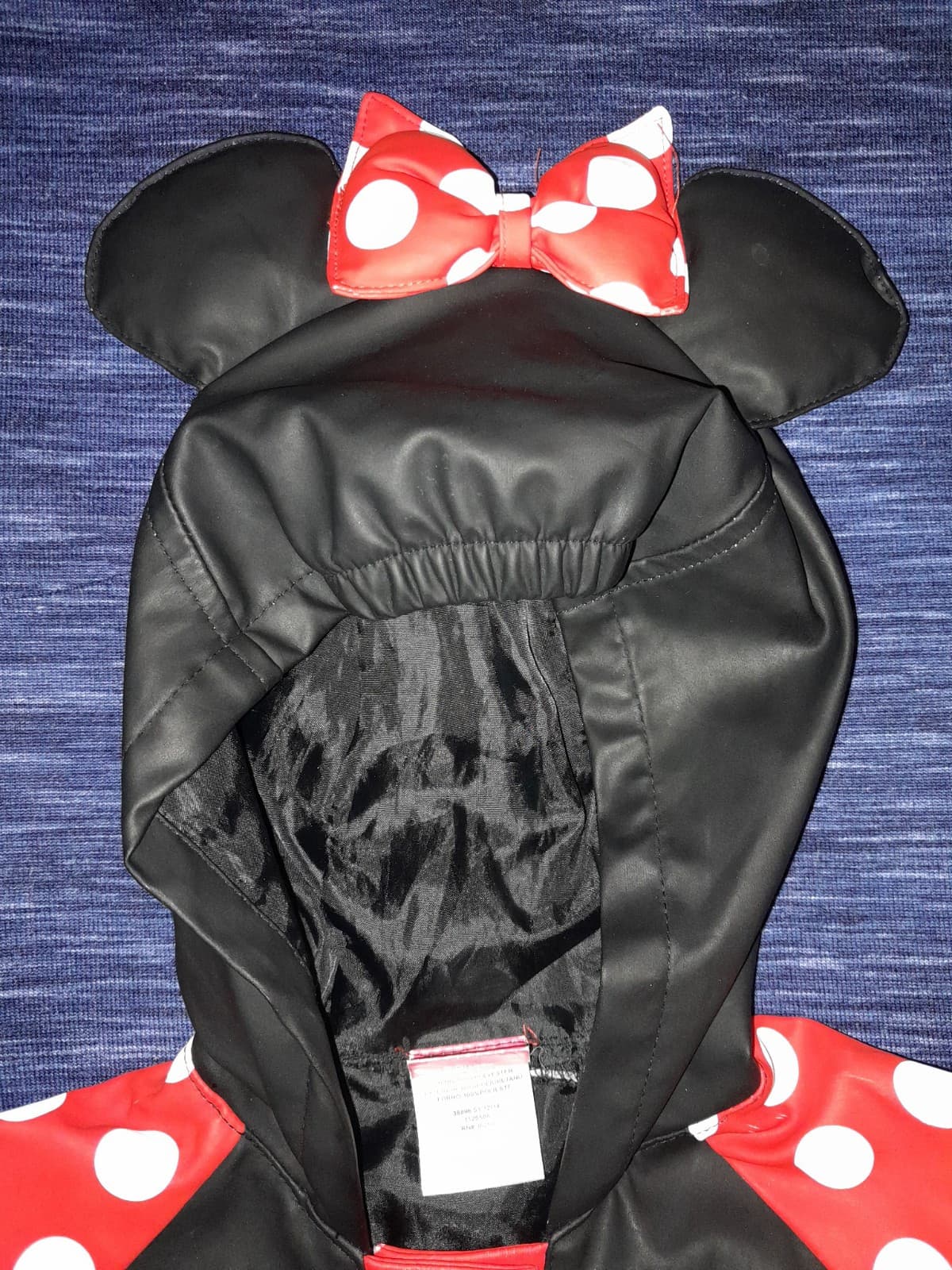 Disney Minnie Mouse Red White Polka Dot Raincoat Jacket I Heart Minnie Size 2T - Thumbnail 4