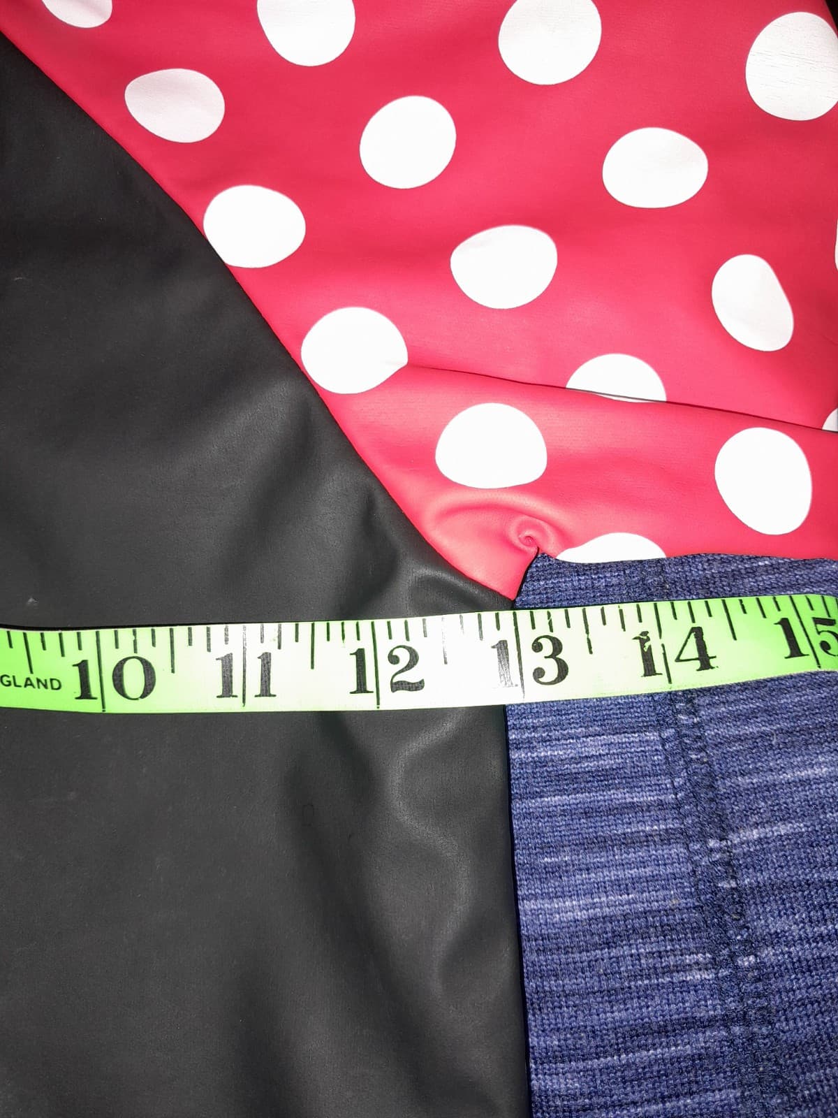 Disney Minnie Mouse Red White Polka Dot Raincoat Jacket I Heart Minnie Size 2T - Thumbnail 8