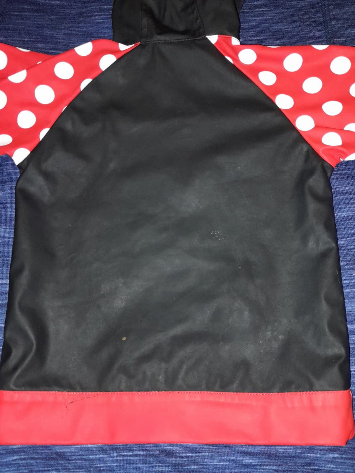 Disney Minnie Mouse Red White Polka Dot Raincoat Jacket I Heart Minnie Size 2T - Thumbnail 7
