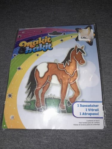 New Makit & Bakit Suncatcher Kit-Horse - Image 1