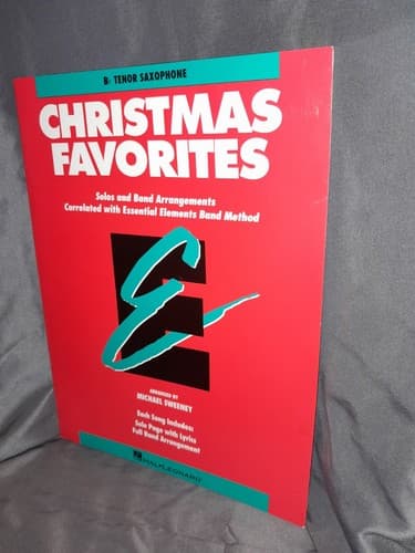 Essential Elements Christmas Favorites: BB Tenor Saxophone by Michael (English) - Image 1