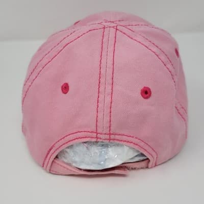 CAT 1925 Caterpillar Kid Baseball Cap Youth Pink Distressed Adjustable RARE - Thumbnail 4