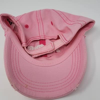CAT 1925 Caterpillar Kid Baseball Cap Youth Pink Distressed Adjustable RARE - Thumbnail 10
