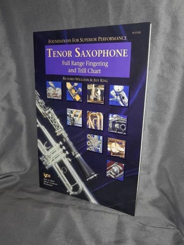 Foundations For Superior Performance Tenor Sax Full Range Fingering Trill Chart - Image 1
