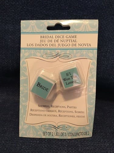 New Bridal Dice Game Shower Break The Ice Reception Party Bride Groom - Image 1