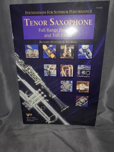 Foundations For Superior Performance Tenor Sax Full Range Fingering Trill Chart - Thumbnail 2