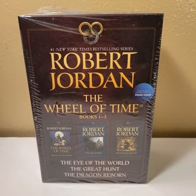 The Wheel of Time Books 1–3 by Robert Jordan Box Set | TV Tie-In Edition Sealed - Image 1