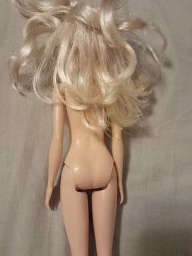 Barbie Nude Doll Blonde Hair, Blue Eyes Body 2015 Head 2013 Straight Arms & Legs - Thumbnail 5