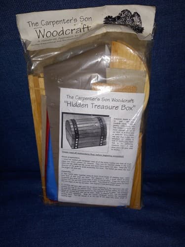 Treasure Box DIY Chest Jewelry Box The Carpenters Sons Woodcraft Hidden - Thumbnail 2