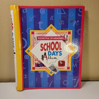School Days Album Pocketful of Memories Keepsake Book K–8 Vintage 1998 - Image 1