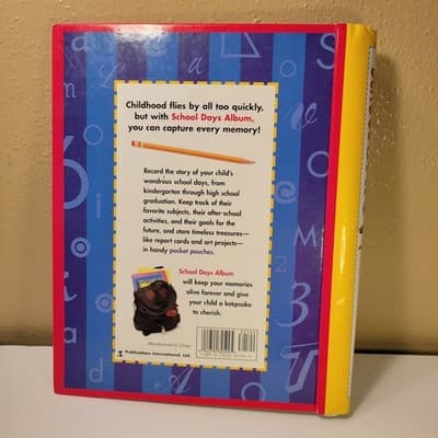 School Days Album Pocketful of Memories Keepsake Book K–8 Vintage 1998 - Thumbnail 13