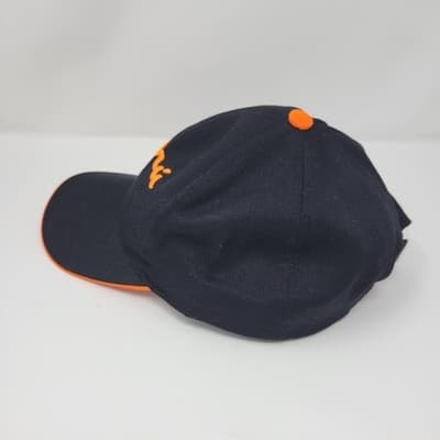 PERU National Team Baseball Cap Mens Black Orange Embroidered Logo Adjustable - Thumbnail 6