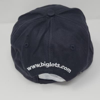 BIG LOTS Logo Baseball Cap One Size Black Adjustable Embroidered - Thumbnail 5