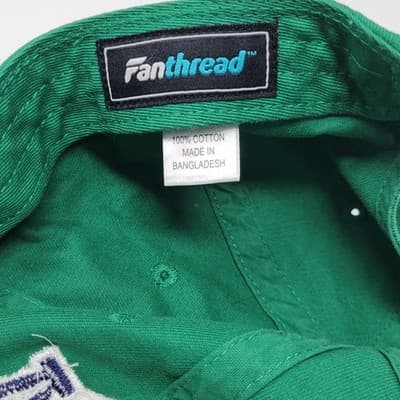 FAN THREAD NBCA WILDCATS Baseball Cap Mens One Size Green Embroidered Adjustable - Thumbnail 8