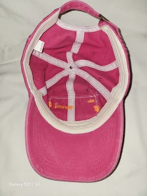 Norway Norge Flag Slideback Cap Hat Pink Adjustable Patriotic Cotton Distressed - Thumbnail 7