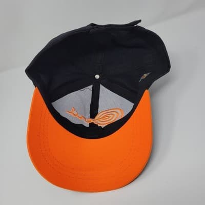 PERU National Team Baseball Cap Mens Black Orange Embroidered Logo Adjustable - Thumbnail 8