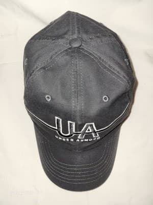 UA Under Armour Women Team Training Graphic Cap Adjustable Baseball Hat Jet Gray - Thumbnail 3