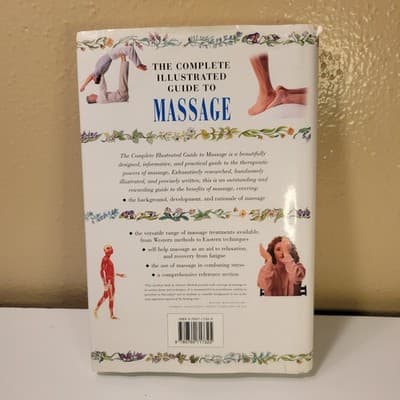 The Complete Illustrated Guide to Massage by Stewart Mitchell Hardcover Book - Thumbnail 3
