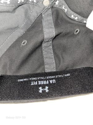 UA Under Armour Women Team Training Graphic Cap Adjustable Baseball Hat Jet Gray - Thumbnail 8
