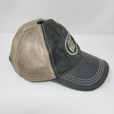 Beer Nuts Snapback Mesh Back Trucker Hat Gray OSFA Colorblock 6 Panel - Thumbnail 3