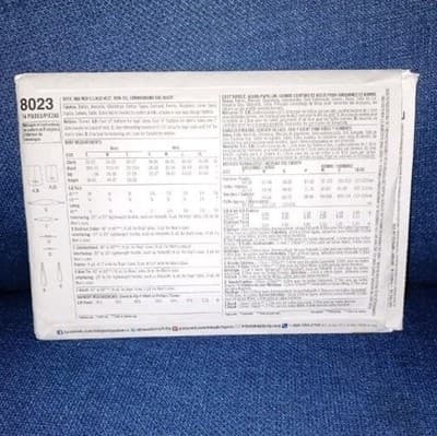 Simplicity 8023 Sewing Pattern Men & Boys Vest Tie Bow Tie Sizes S–XL Uncut - Thumbnail 2