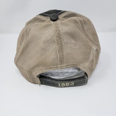 Beer Nuts Snapback Mesh Back Trucker Hat Gray OSFA Colorblock 6 Panel - Thumbnail 4