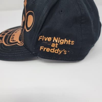 Five Nights at Freddy's FNAF Fazbear Snapback Hat Youth OSFM Black & Brown - Thumbnail 6