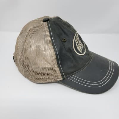 Beer Nuts Snapback Mesh Back Trucker Hat Gray OSFA Colorblock 6 Panel - Thumbnail 2