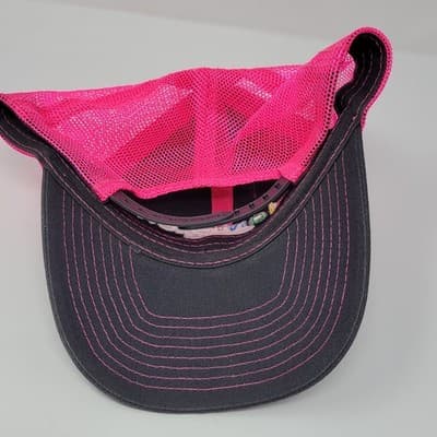 Amazon Trucker Cap: Blue with Off-White Mesh - Thumbnail 10