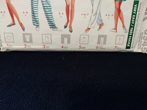Butterick 3945 Very Easy Tops Dress Shorts Pants Belt Sz XS S M L 6 8 10 Pattern - Thumbnail 2