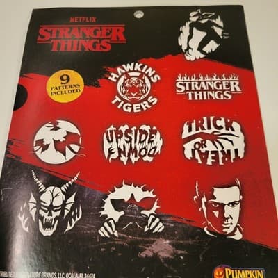 Netflix Stranger Things Pumpkin Masters Pumpkin Carving Pattern Book - Thumbnail 4