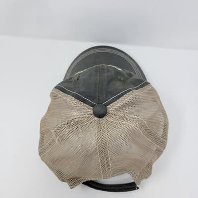 Beer Nuts Snapback Mesh Back Trucker Hat Gray OSFA Colorblock 6 Panel - Thumbnail 5