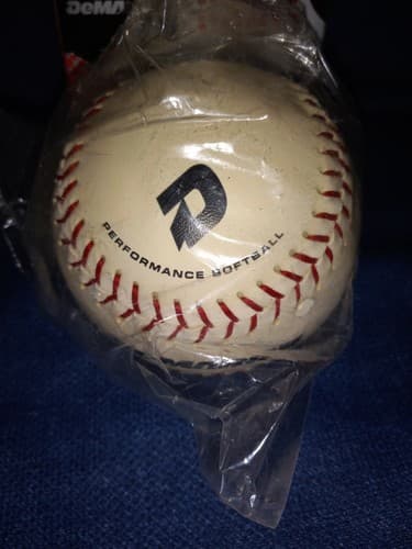 DeMarini 12″ ASA Softball A9144 White Red 375lbs Synthetic Performance Ball - Thumbnail 3