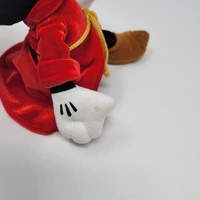 Mickey Mouse The Disney Store 11" Fantasia Sorcerer Plush Bean Bag 2000 - Thumbnail 10