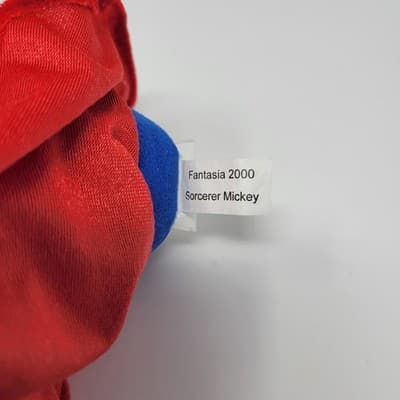Mickey Mouse The Disney Store 11" Fantasia Sorcerer Plush Bean Bag 2000 - Thumbnail 8