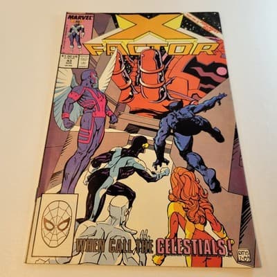 X-Factor #43 1989 Marvel Comics VF- Comic Book Direct Edition - Image 1