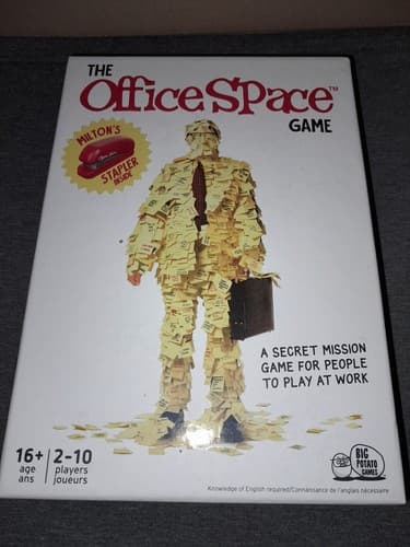 The Office Space Game! Milton's Red Stapler Inside! Play At Work Fun Board Game - Image 1