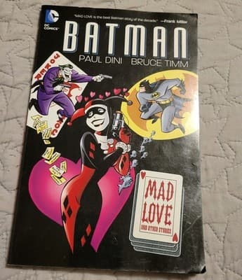 Batman Mad Love Paul Dini, Bruce Timm, DC Comics TPB, Harley Quinn Origin - Image 1