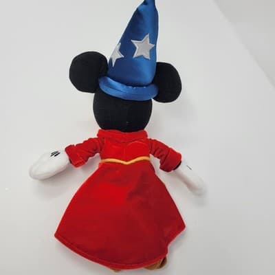 Mickey Mouse The Disney Store 11" Fantasia Sorcerer Plush Bean Bag 2000 - Thumbnail 5