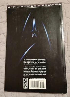Star Trek Countdown IDW Comics TPB 2009 Movie Prequel + Spock Ear Crew Socks Lot - Thumbnail 4