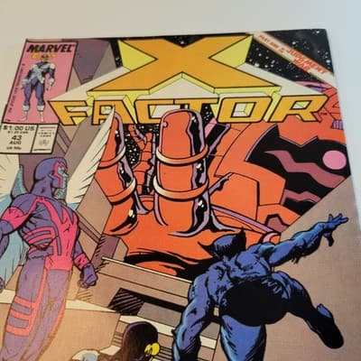 X-Factor #43 1989 Marvel Comics VF- Comic Book Direct Edition - Thumbnail 5