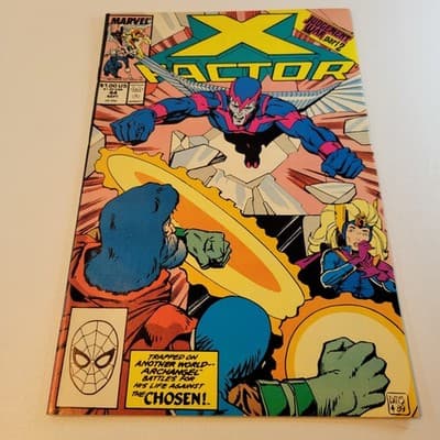 X-FACTOR #44 Judgement War Part 2 Marvel Sept 1989 Archangel The Chosen - Thumbnail 2
