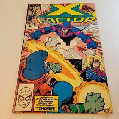 X-FACTOR #44 Judgement War Part 2 Marvel Sept 1989 Archangel The Chosen - Image 1