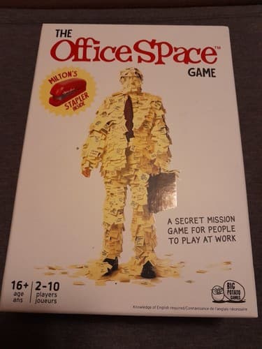 The Office Space Game! Milton's Red Stapler Inside! Play At Work Fun Board Game - Thumbnail 2
