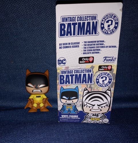 Funko Mystery Mini Batman Vintage Collection Yellow with box - Image 1